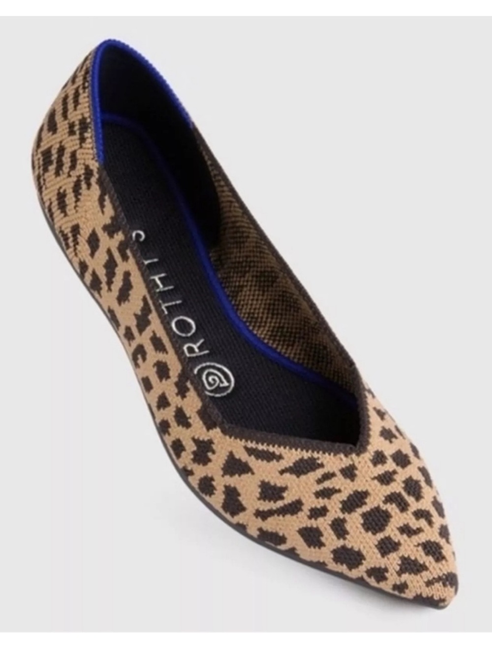 Rothy’s The Point Leopard Print ballet flats size 9